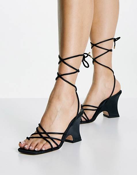 Mules & Zuecos K Mujer Zapatos de Tacones de Sandalias con cuña Jacques de Cuero de color Negro 