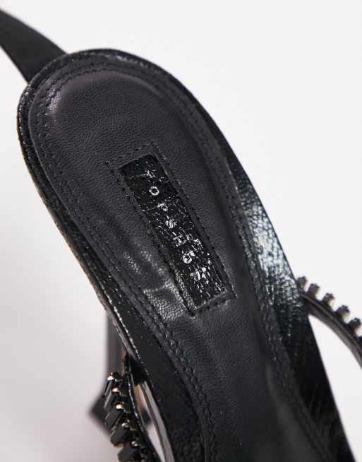 Sandalias negras de online vestir