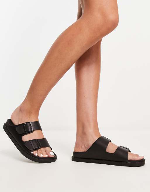 Sandalias dos correas discount mujer