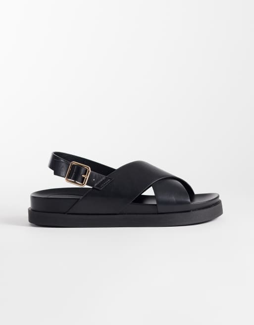 Sandalias negras con parte delantera cruzada de Only , 2 de 4