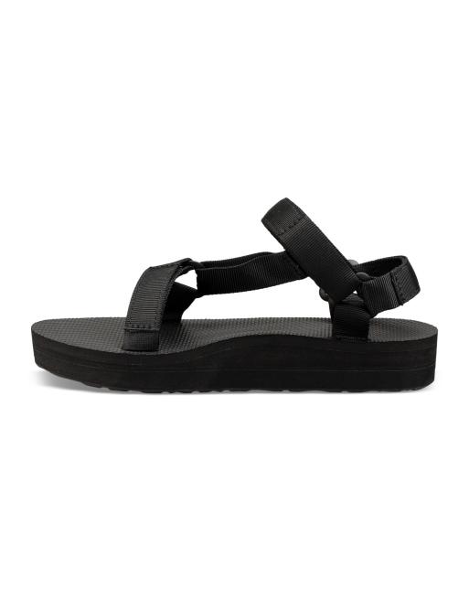Sandalias negras con suela gruesa Midform Universal de Teva, 3 de 4