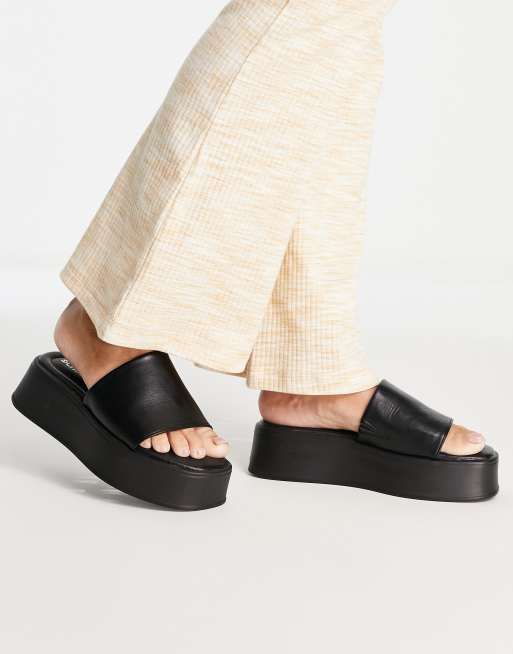 Sandalias negras con suela gruesa Tatiana de schuh, 2 de 4