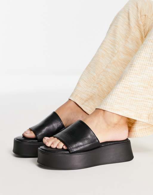 Sandalias negras con suela gruesa Tatiana de schuh, 3 de 4
