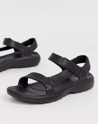 sandalias negras para hombre