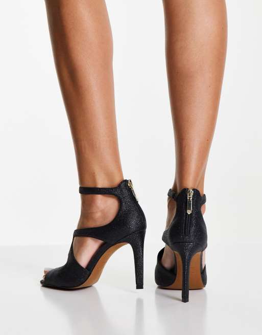Sandalias negras de tacón Ella de Karen Millen , 4 de 4