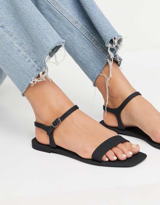 Sandalias negras Jelly de Truffle Collection