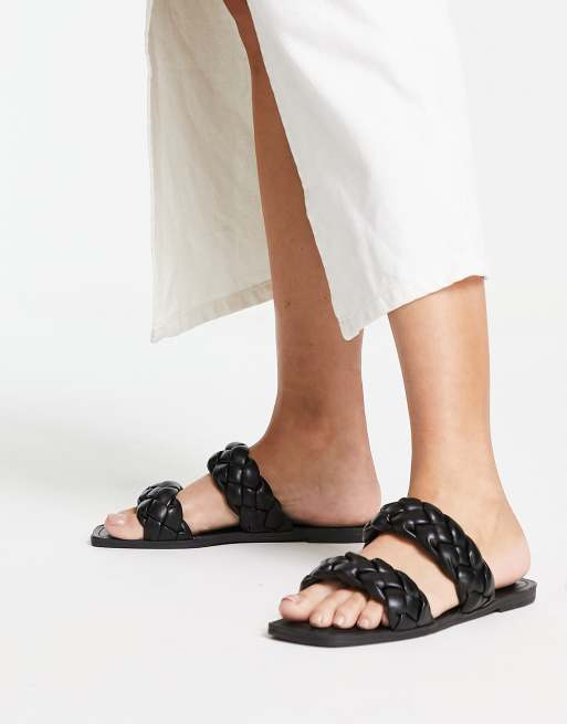 Sandalias steve madden negras new arrivals