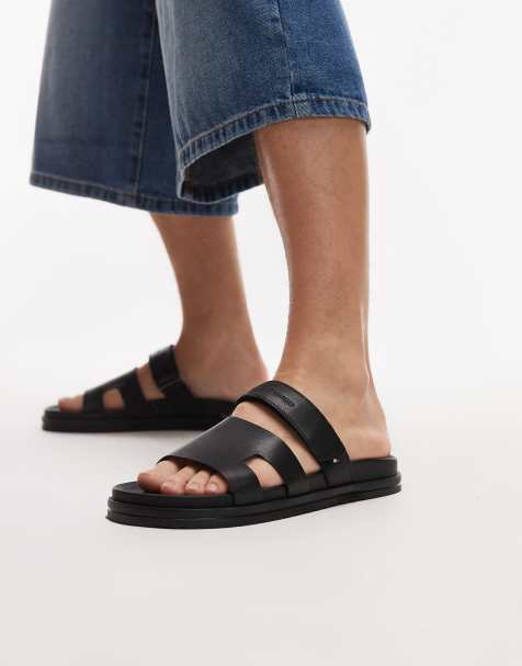 Sandalias negras premium de Tommy Hilfiger - view 1