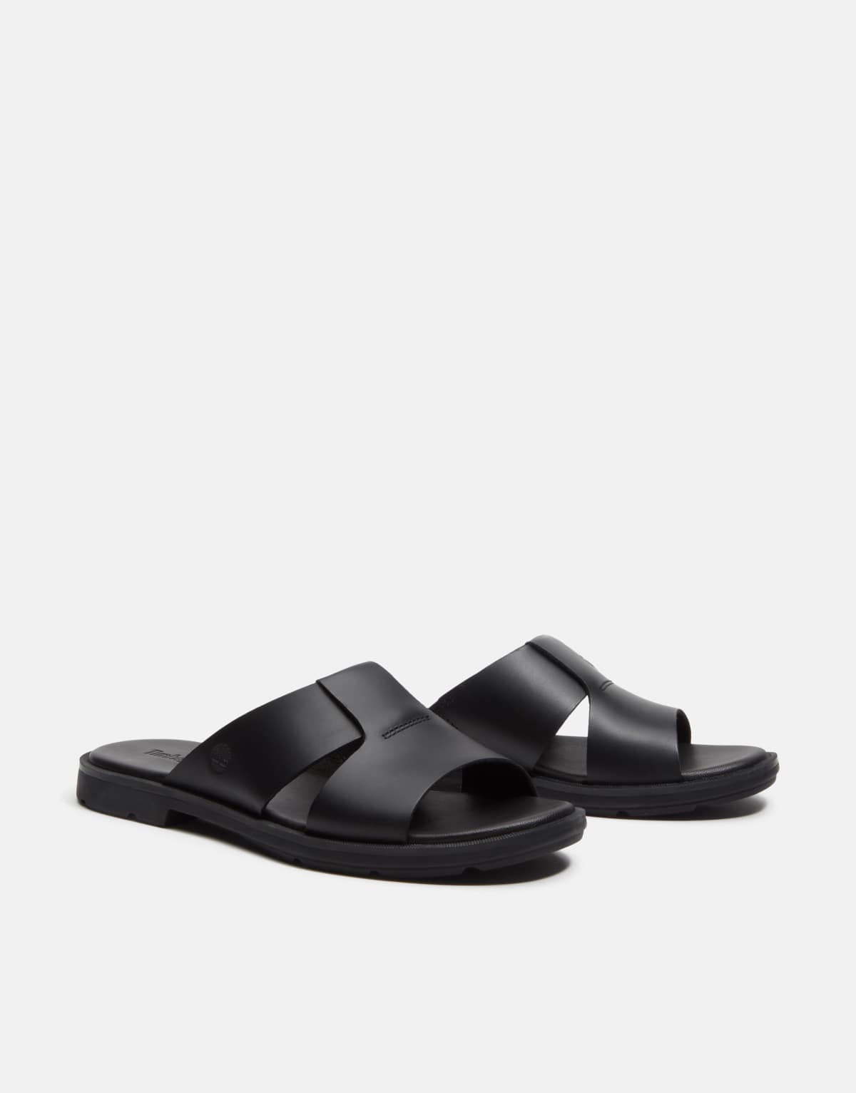 Timberland Sandalias negras sin cierres de cuero Calista Bay de