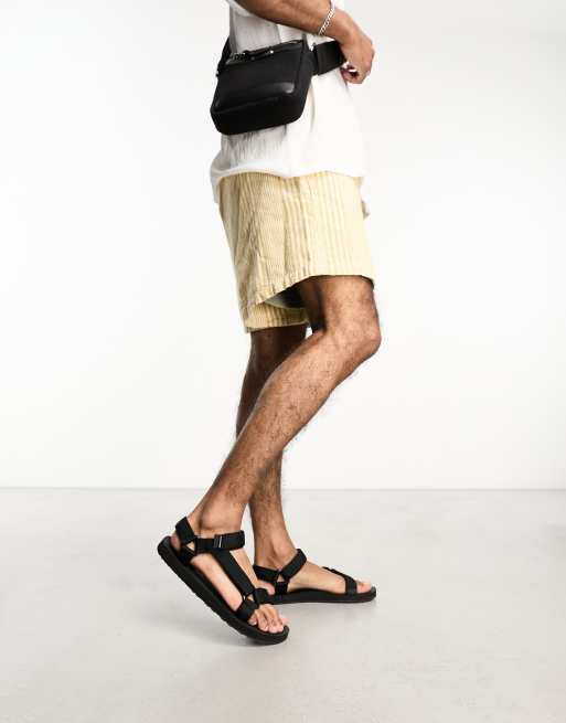 Sandalias negras t cnicas de Jack Jones ASOS