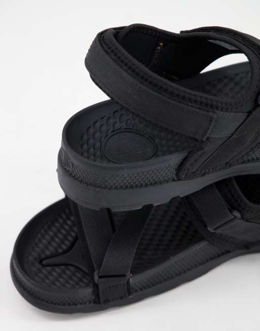 Sandalias negros con diseño de tiras de EVA Solea de Palladium, 2 de 4