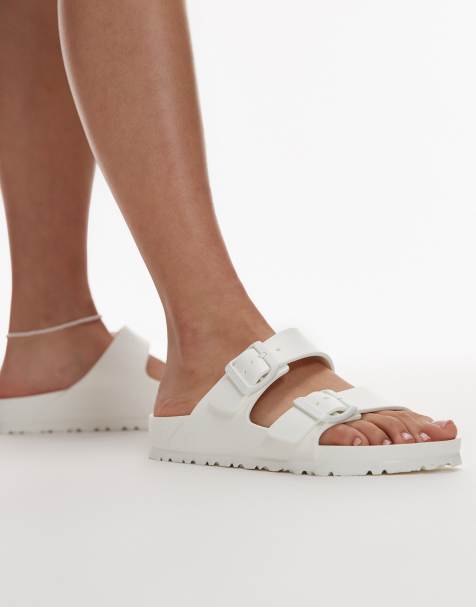 Sandalias planas blancas de EVA Arizona de Birkenstock - view 1