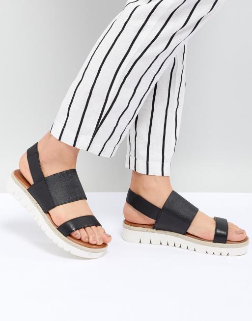 Sandalias best sale tira ancha