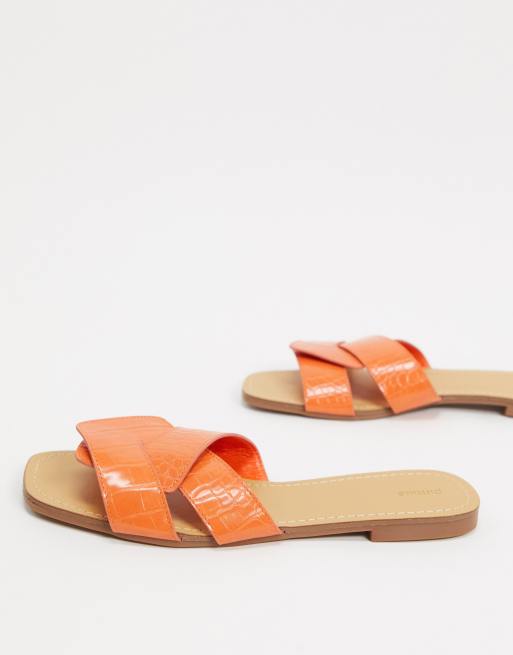 Sandalias planas en con diseño efecto de Pimkie | ASOS