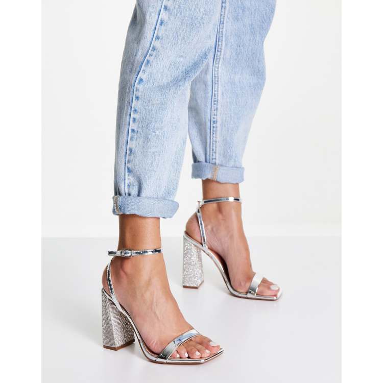 Sandalias plateadas asos sales