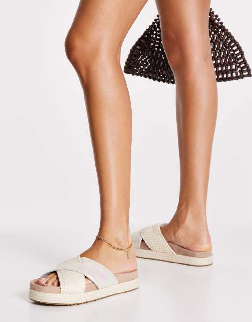 Sandalias plateadas Paloma | ASOS