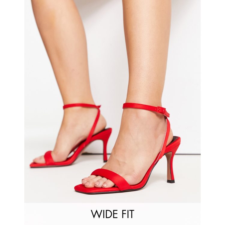 Sandalias rojas mango 2025