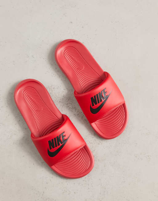 Chanclas best sale nike rojas