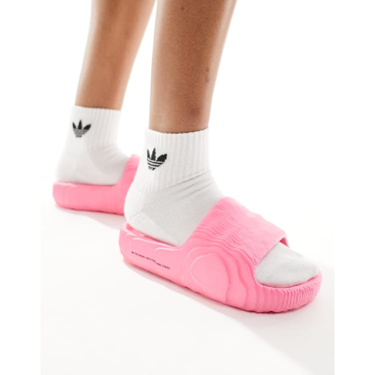 Sandalias rosa luminoso Adilette 22 de adidas Originals Yeezy 450 utility black EUR 46 2 3 US 12 original double box invoice ClassicfuncenterShops