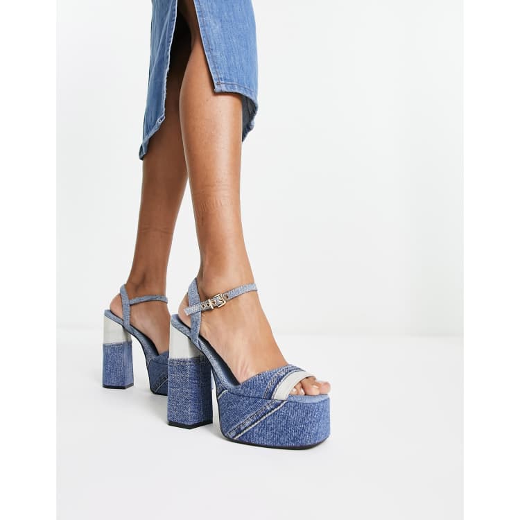 Sandalias vaqueras con plataforma Girl Friend de Jeffrey Campbell