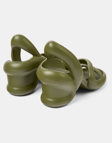 Sandalias verde medio Kobarah de Camper - view 1