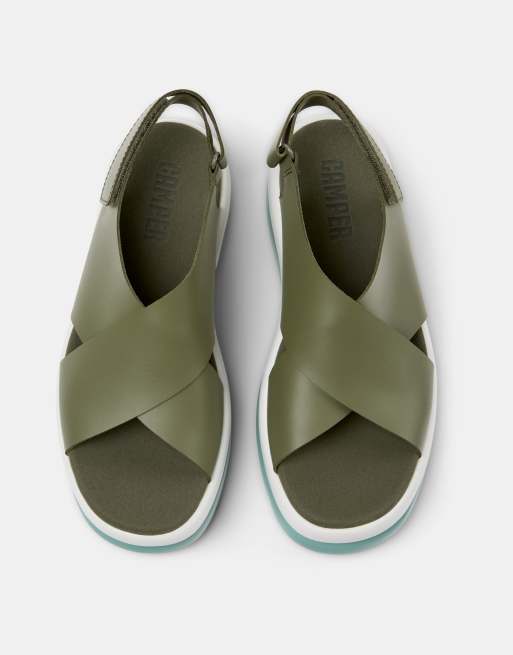 Sandalias verde medio Pelotas Flota Up de Camper ASOS