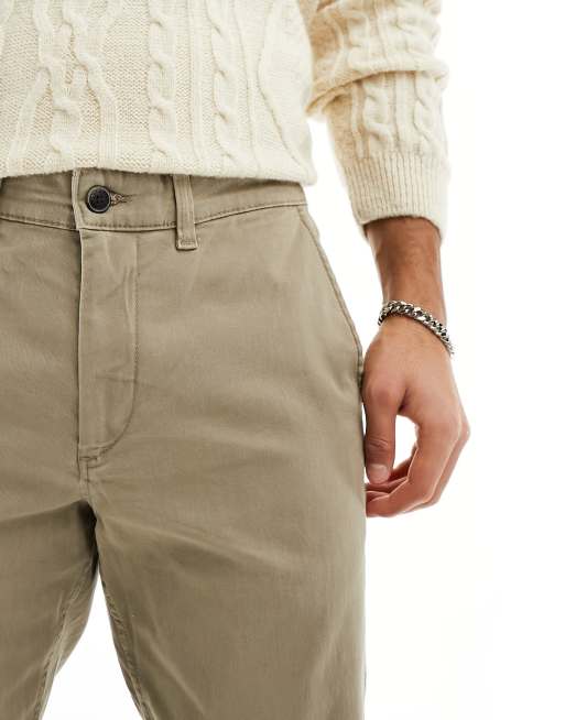 Sandfarvede chinos i smal pasform fra Jack & Jones Intelligence , 4 af 5