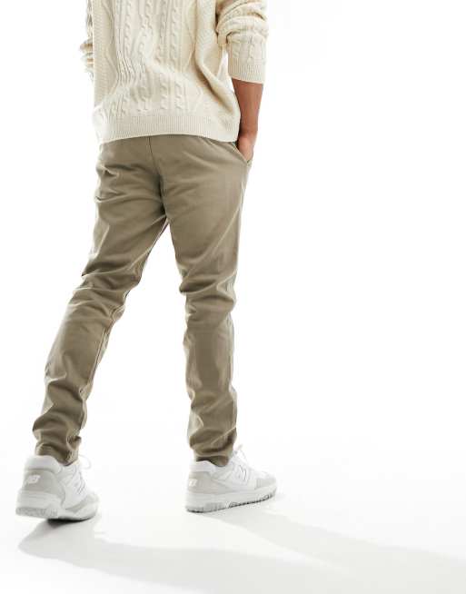 Sandfarvede chinos i smal pasform fra Jack & Jones Intelligence , 5 af 5