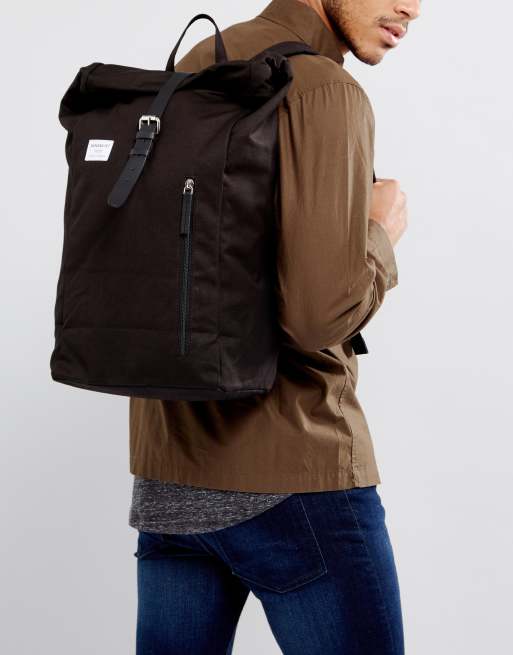 Sandqvist Dante Rolltop Backpack In Black