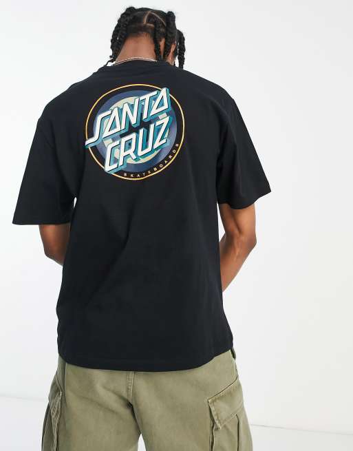 Santa Cruz - Absent Gleam Dot - T-shirt met print achterop in zwart