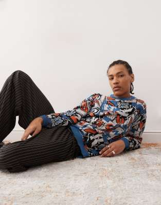 Santa Cruz Santa Cruz all over print knit jumper in multi