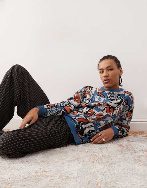 Santa Cruz all over print knit jumper in multi - view 1