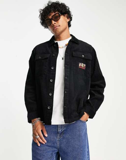 Santa Cruz – Beach Bum – Hemdjacke in Schwarz 