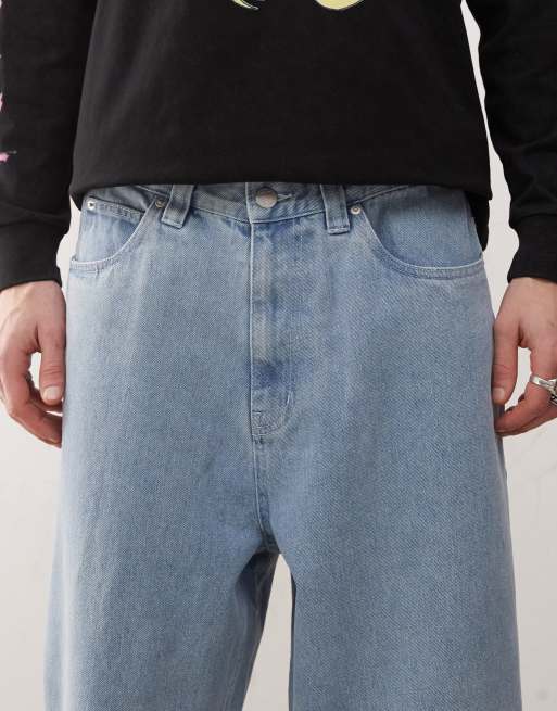 Santa Cruz Big baggy jeans in light wash blue, 5 of 5