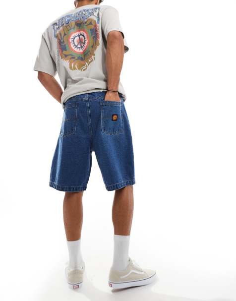 Santa Cruz Big denim shorts in classic blue - view 1