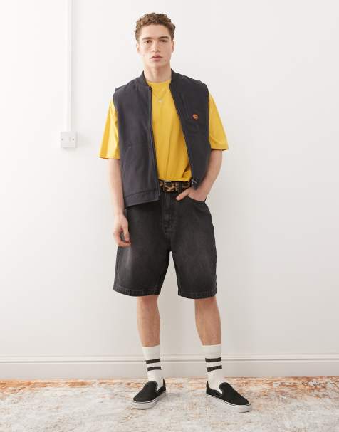 Santa Cruz – Big – Denim-Shorts in verwaschenem Schwarz - view 1