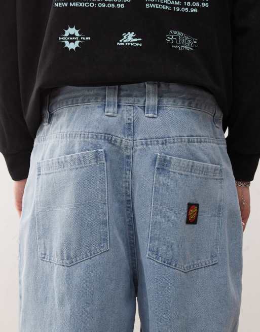 Santa Cruz - Big - Jeans ampi blu lavaggio chiaro, 4 di 5