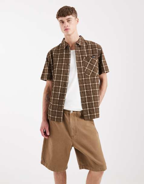 Santa Cruz - Big - Losvallende short van canvas in taupe - view 1