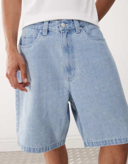 Santa Cruz - Big - Pantaloncini di jeans blu lavaggio chiaro, 2 di 5