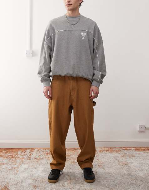 Santa Cruz - Big - Posede gyldenbrune tømrer-jeans - view 1