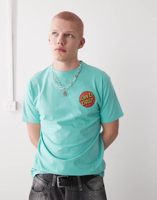Santa Cruz – Blå t-shirt med rund logga baktill, 2 av 4