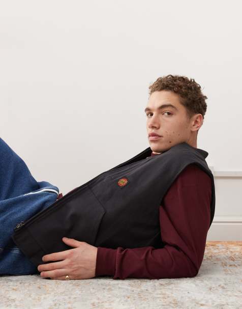 Santa Cruz - Bodywarmer met klassiek logo in zwart - view 1