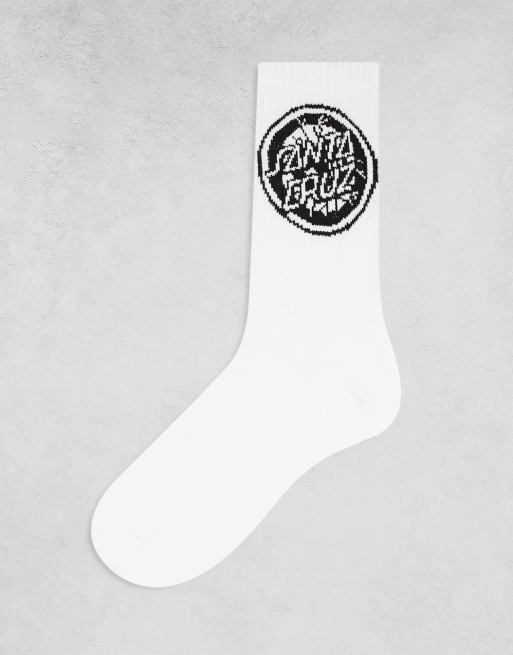 Santa Cruz - Calzini bianchi con logo