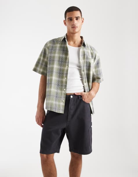 Santa Cruz – Carpenter Big – Canvas-Shorts in verwaschenem Schwarz - view 1