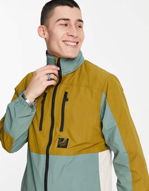 Santa Cruz castle rock windbreaker in multi ASOS