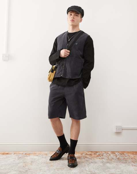 Santa Cruz - Chill - Jersey short in zwart met wassing - view 1
