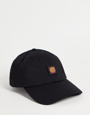 Santa Cruz classic dot cap in black