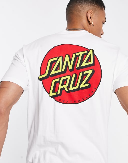 Santa Cruz Classic Dot Chest T-shirt (white)