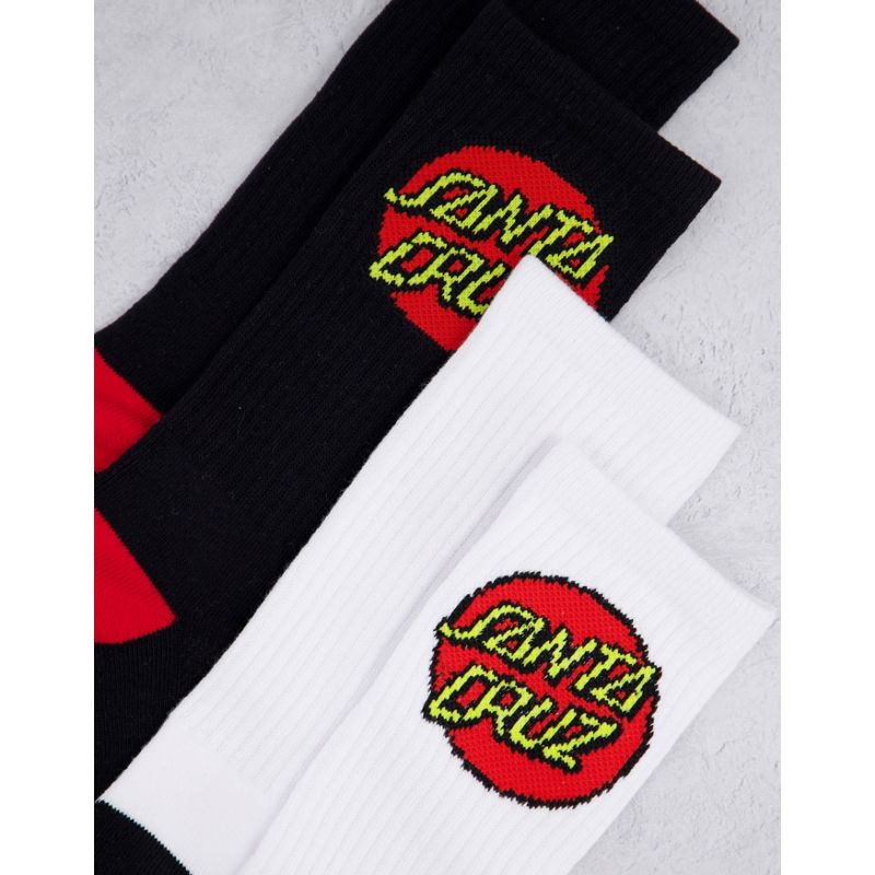 Calzini Uomo Santa Cruz - Classic Dot - Confezione da 2 paia di calzini multicolore