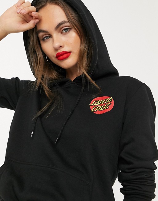 Santa Cruz Classic Dot hoodie in black